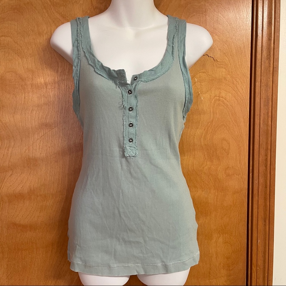 Free People Henley Tank Top